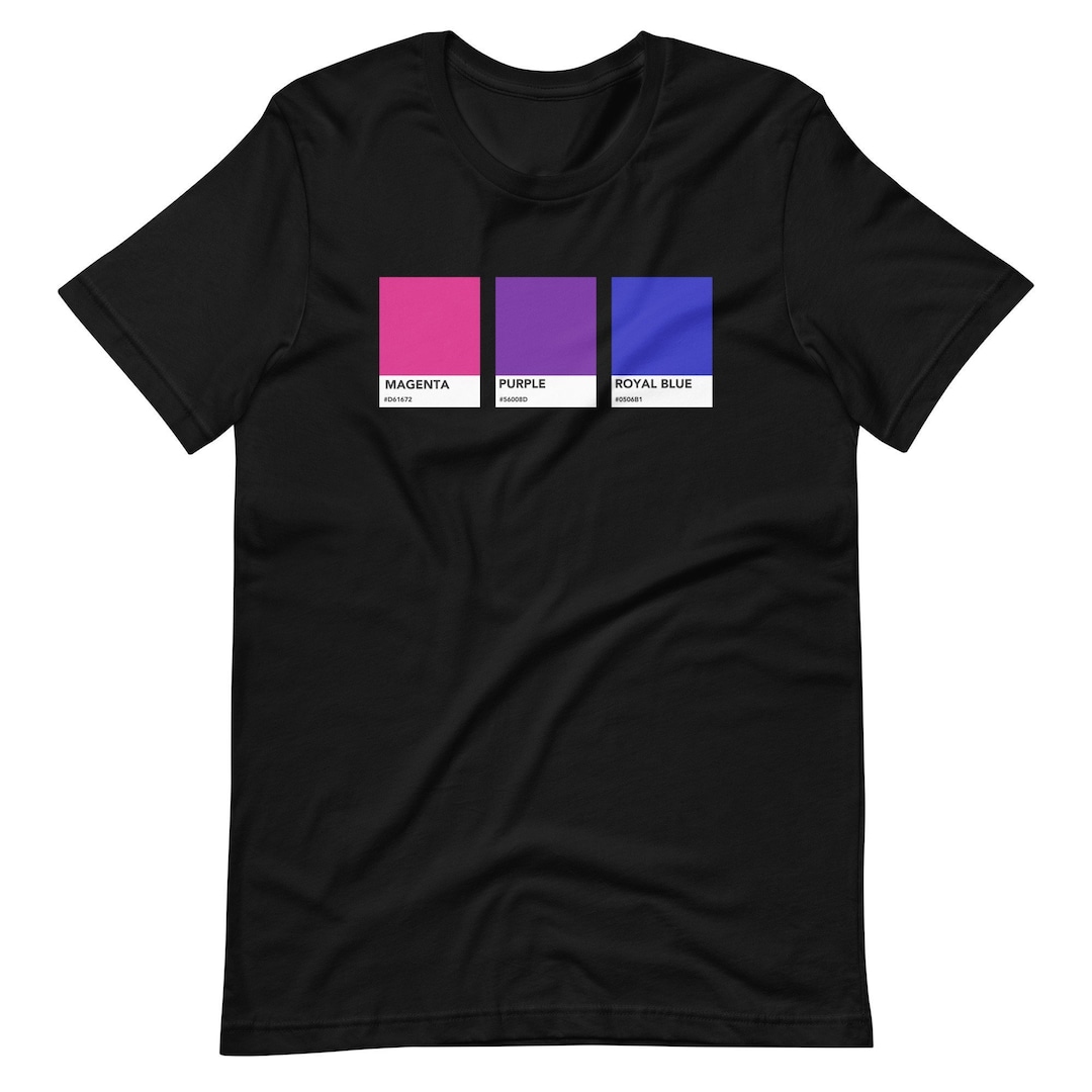 Subtle Bi Patch Subtle Bi Pride Flag T-shirt: Bisexual Colors, LGBTQIA Ally - Etsy