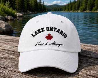 Ontario-See-Mütze, Ontario-Kanada-Mütze, Kanada-Kappe, bestickte Ahornblatt-Kappe, kanadische See-Mütze
