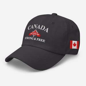 Embroidered Canada Hat For Men & For Women, Not For Sale Dad Cap, Strong and Free, Adjustable Straps,Unisex Baseball Hats,Canada Online Shop