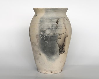 Handmade Raku Urn Vase