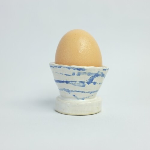 Handmade Ceramic Bunny Rabbit Egg Cup Holder Hand Thrown Etsy