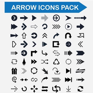 Arrows icons Arrow Svg Bundle Arrows illustrations Arrows SVG Arrows cut file Arrow Logo Instant Download Printable Vector Arrows PNG