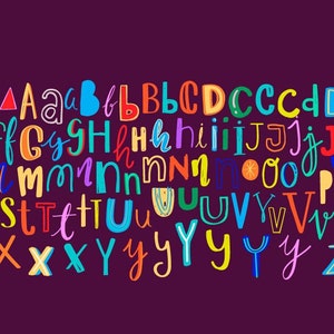 Alphabet Clipart. Alphabet SVG. Alphabets bundle SVG. , Alphabets Doodle icons , Hand Drawn Alphabets icons . Full Alphabet