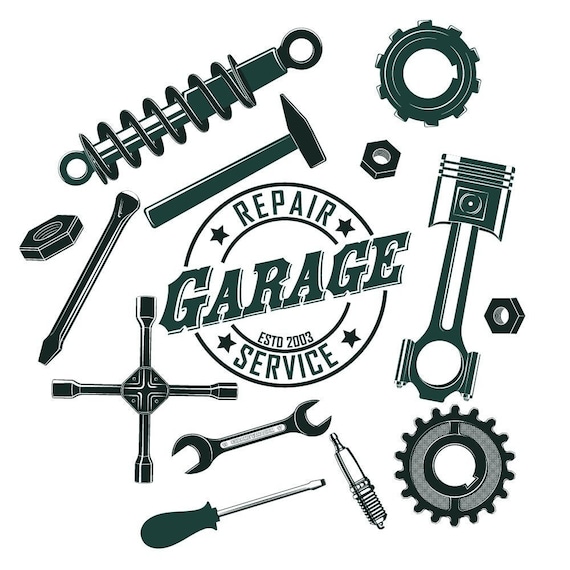 Car Tools Svg, Car Repair Svg, Auto Parts Svg, Wheel Svg, Auto Service  Clipart, Car Mechanic Clipart Digital Download 