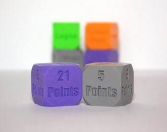 Personalized Agile Planning Dice: Software Developer Gift