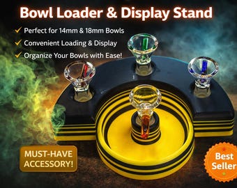 Bowl & Banger Holder Display Stand — 14mm or 18mm