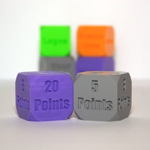 Personalized Agile Fibonacci Planning Dice: Software Developer Gift