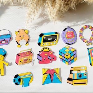 80s stickers, vintage stickers, retro stickers, 1980s stickers, 80s nostalgia, 80s decals, 80s sticker set