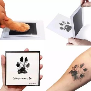 Paw Print Ink Pad / baby foot ink pad/ hand ink pad