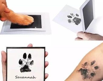 Paw Print Ink Pad / baby foot ink pad/ hand ink pad