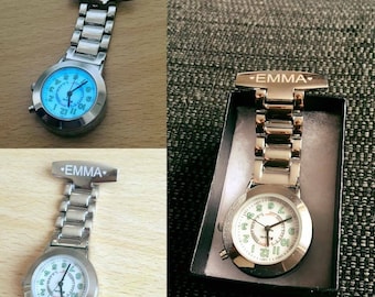 lorus fob watch engraved