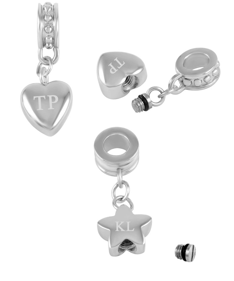 Engraved Cremation Ashes Urn Pandora/ Slider MEMORIAL Charm Etsy UK