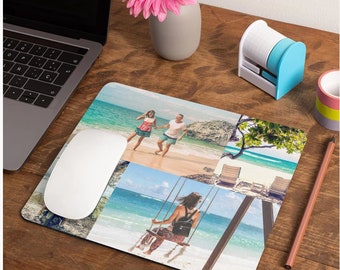 Mouse Pad Personalizado - Tapete de Mesa com Foto Personalizada - Borracha Grossa, Ótimo Presente para Casa ou Escritório