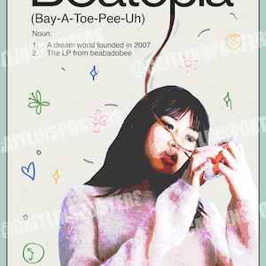 Beabadoobee - Beatopia inspired poster