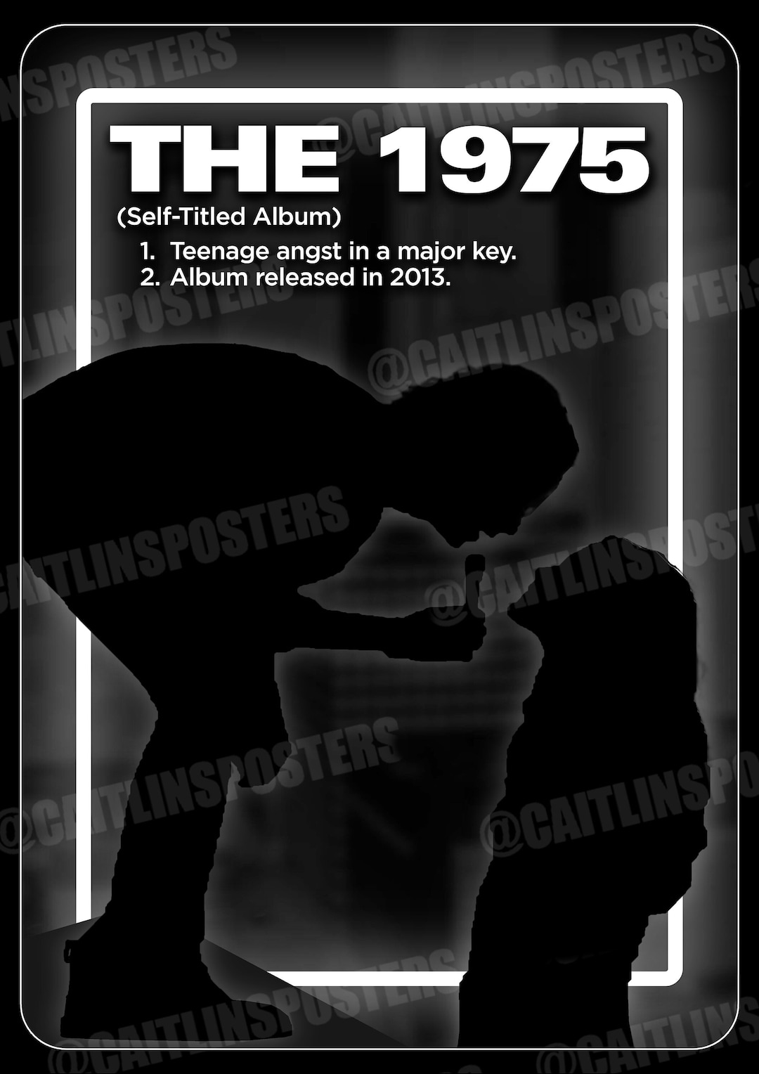 The 1975 - Self-titled Debut Album Inspired Poster - Etsy