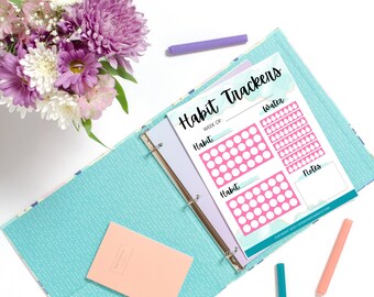 Minimalist Planner Pages | Printable Daily, Weekly, Monthly Organizer | Digital Download for Productivity and Time Management