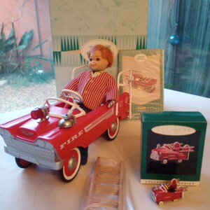 1962 Super Deluxe Fire Truck - Replica Pedal Car by Hallmark