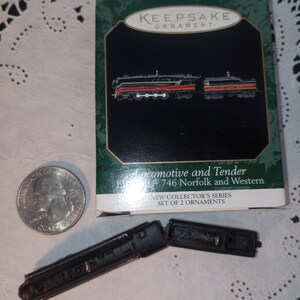 Miniature Lionel 746 Norfolk and Western Locomotive and Tender
