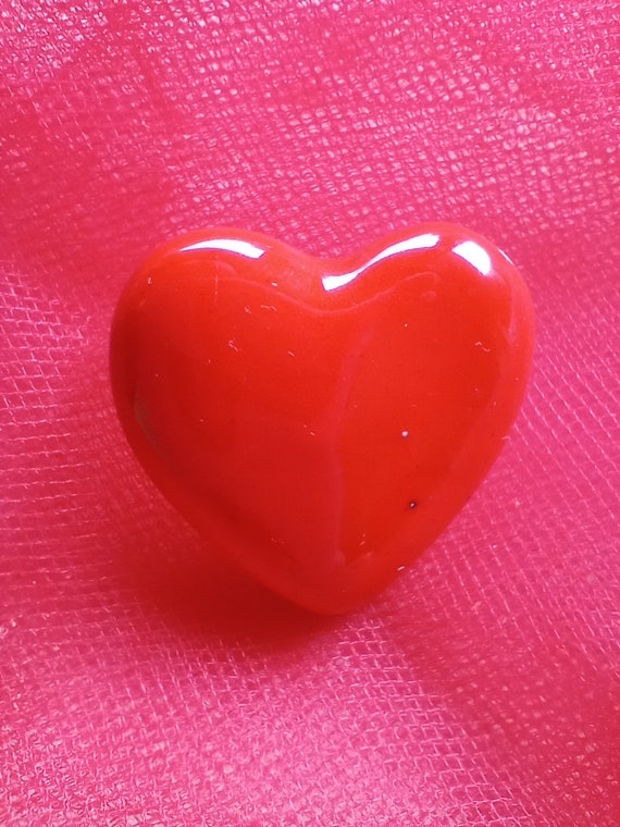 Ceramic Heart Pin - image 1