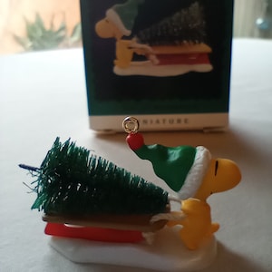 A Tree for Woodstock - Miniature ornament by Hallmark