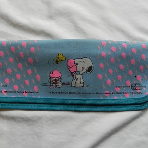 Vintage Snoopy Pencil Stationery Case