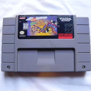 Vintage 90s SNES Super Nintendo Entertainment System gra wideo - NICKELODEON 'Real Monsters' (NTSC)