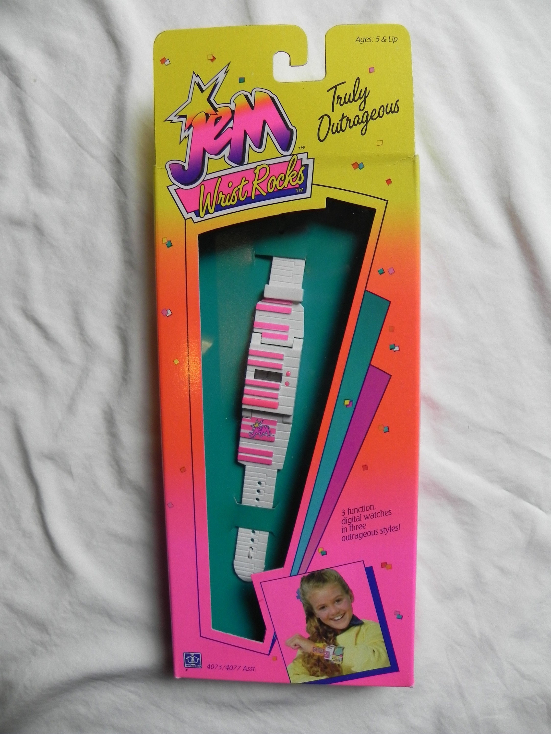 Vintage 80s JEM the Holograms Wrist Rocks Watch Piano Keys MINT NRFB Etsy Australia