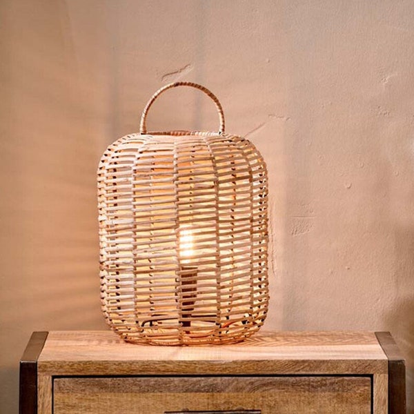 Wicker Bedside Table Etsy UK