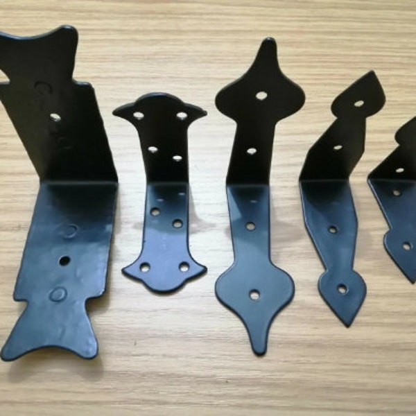 Angle Brackets Decorative Corners Brace Plates Case Chest Box Repair