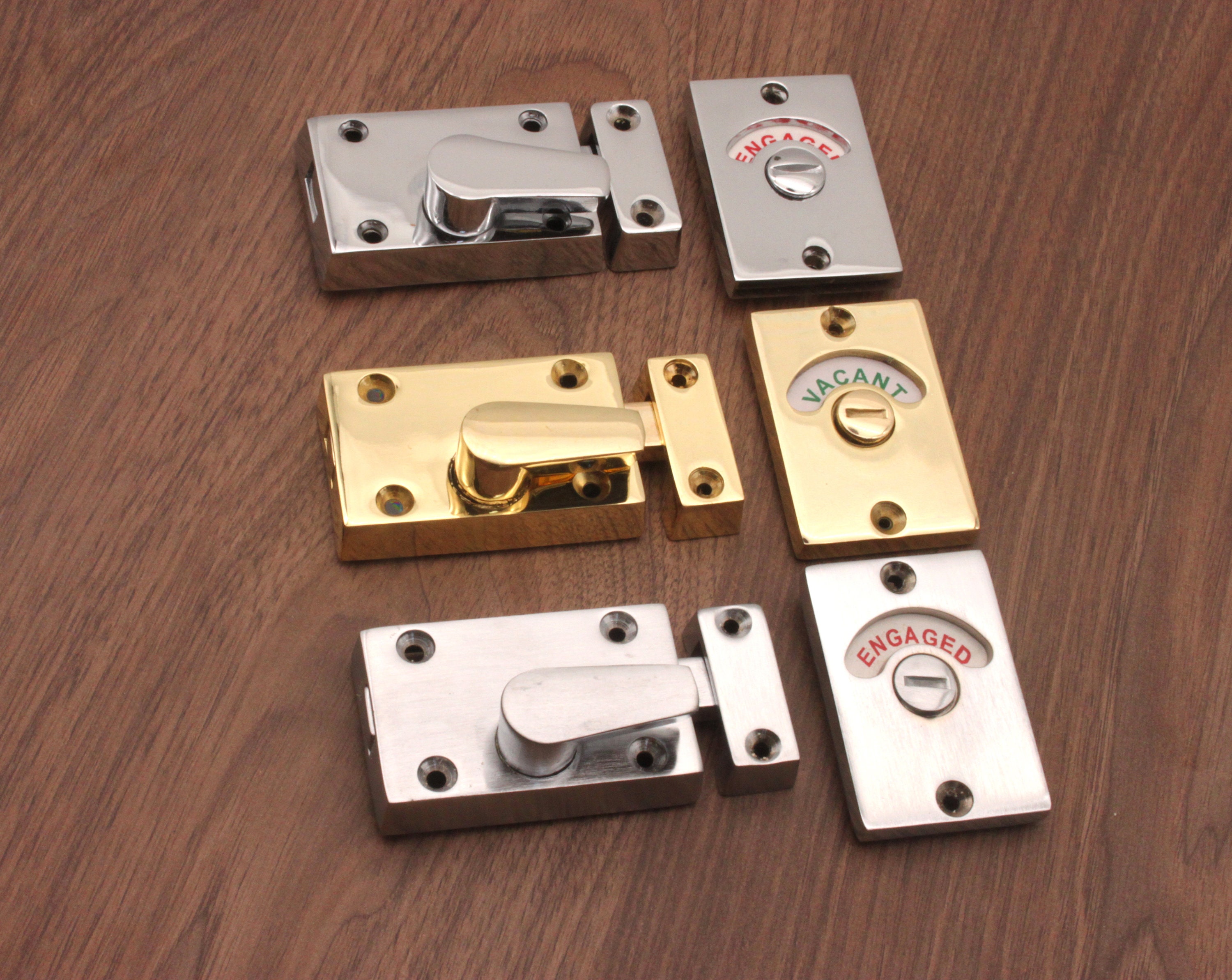 Bathroom Indicator Bolt Vacant Engaged WC Public Toilet Door