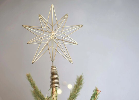 Christmas tree star topper Etsy Nederland