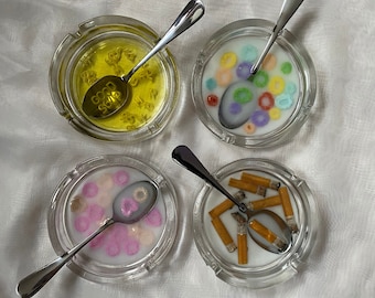 Cornflakes Aschenbecher aus Epoxidharz | Soup Resin Ashtray | Handmade | Zigaretten | Froot Loops