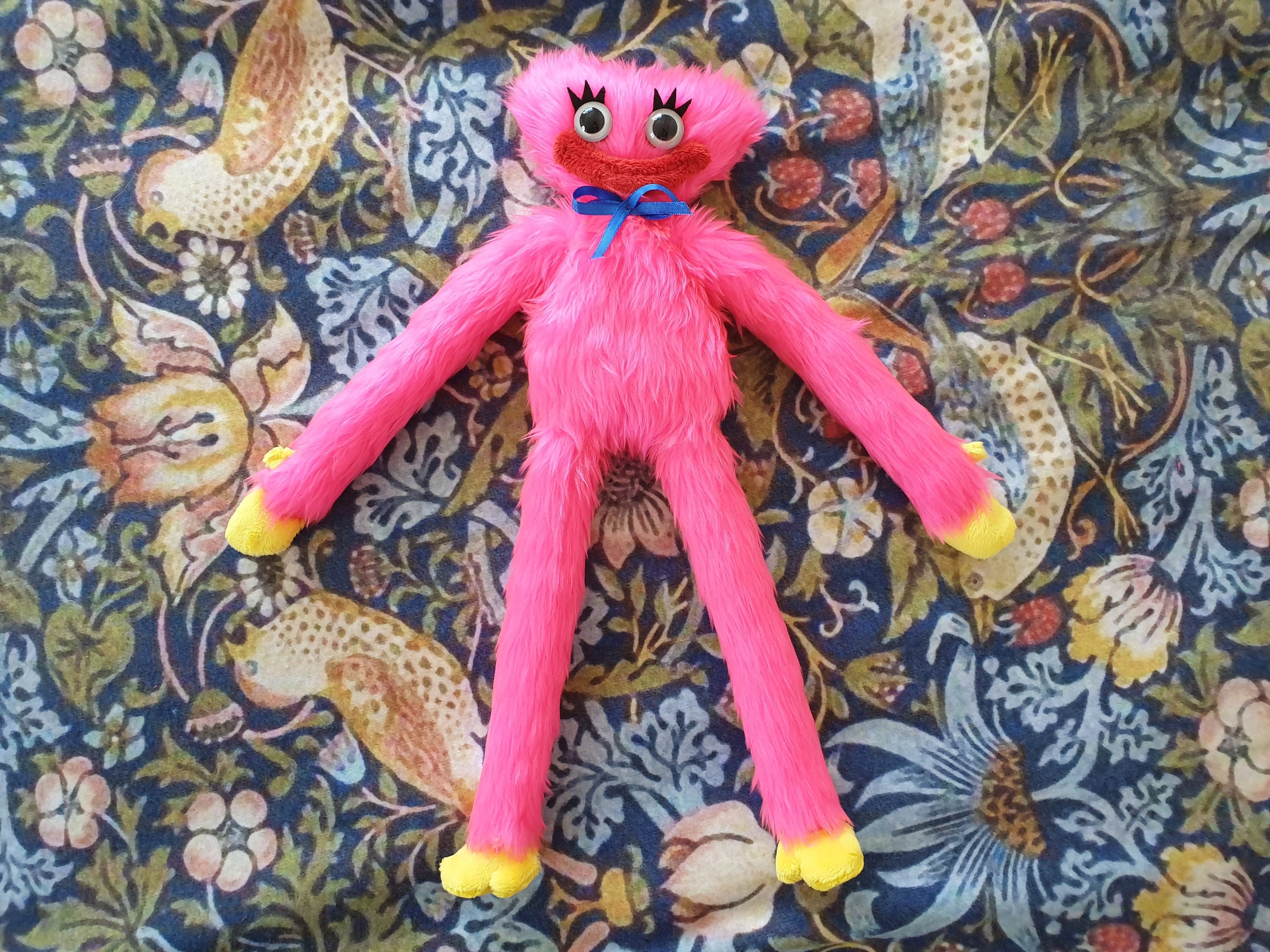 Octo-Mommy Long Legs Cartoon Plush Toy, Boneca Personagem Azul