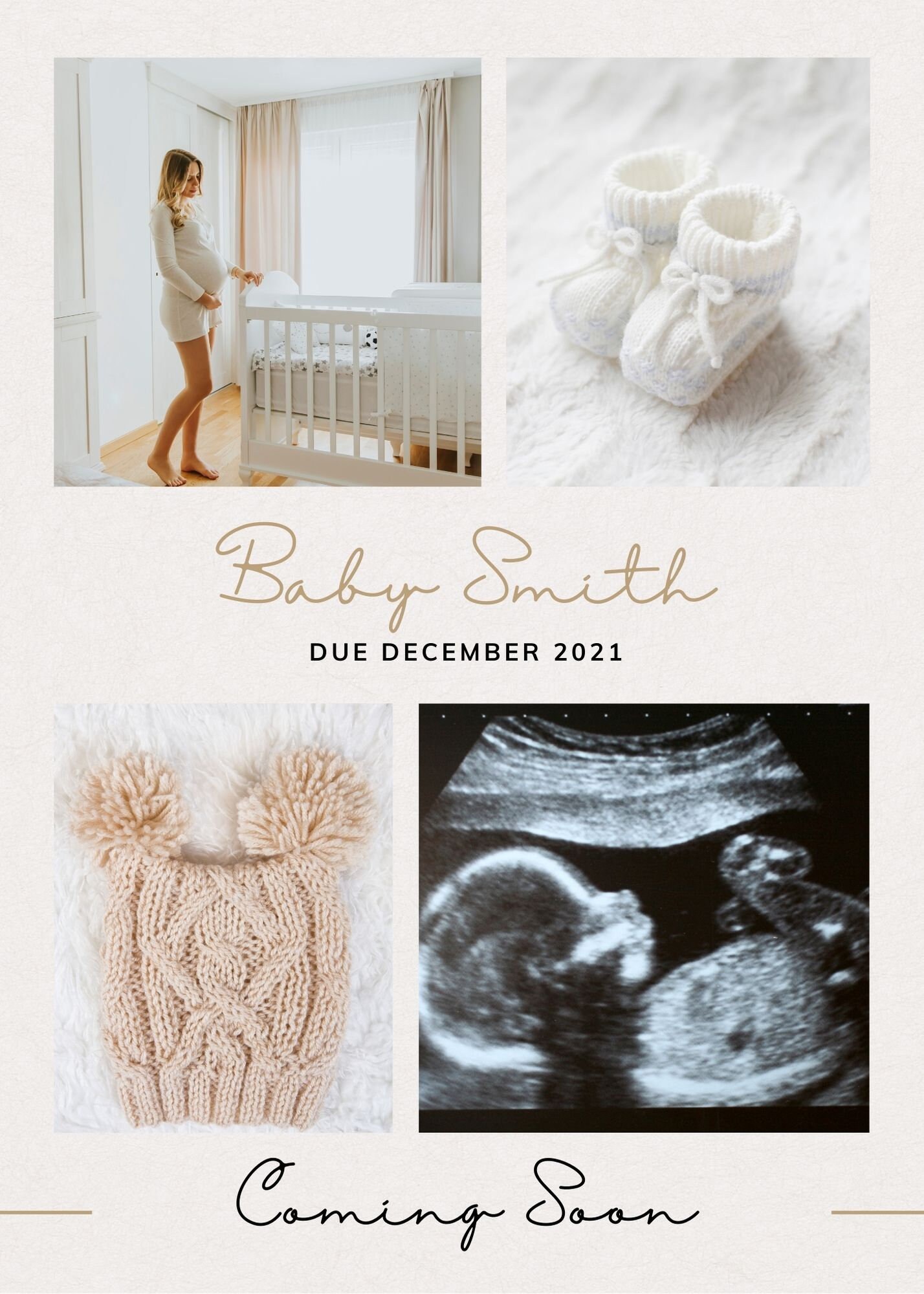 Baby Announcement Video Instagram Story Etsy