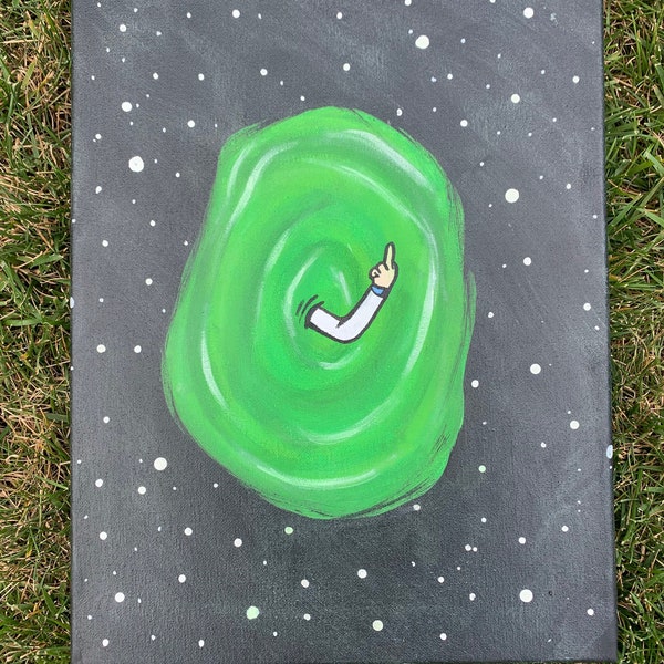 Rick and Morty painting