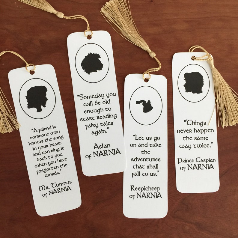 Printable Narnia Inspired Bookmarks - Etsy