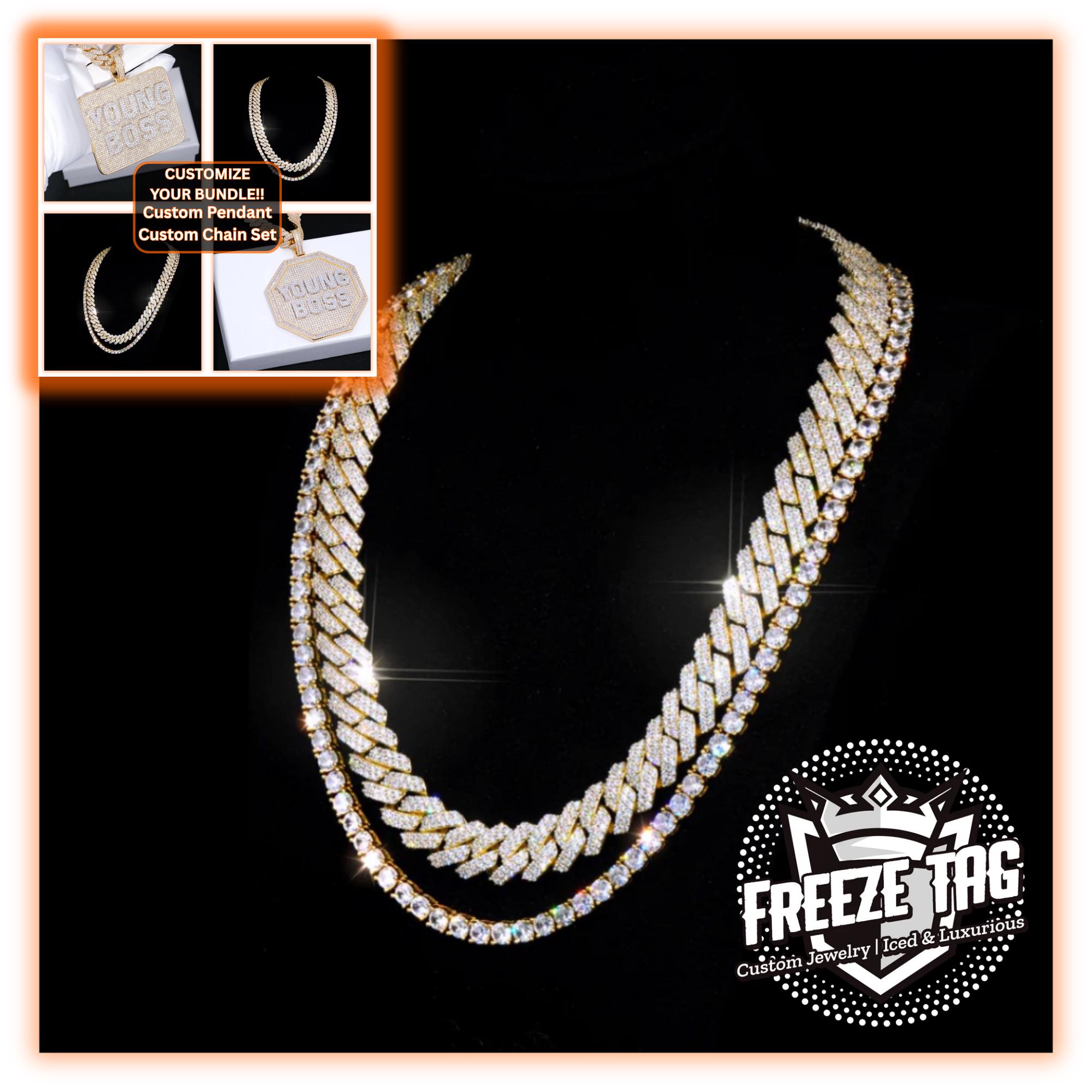 Iced Out 5mm Cuban Prong - Etsy