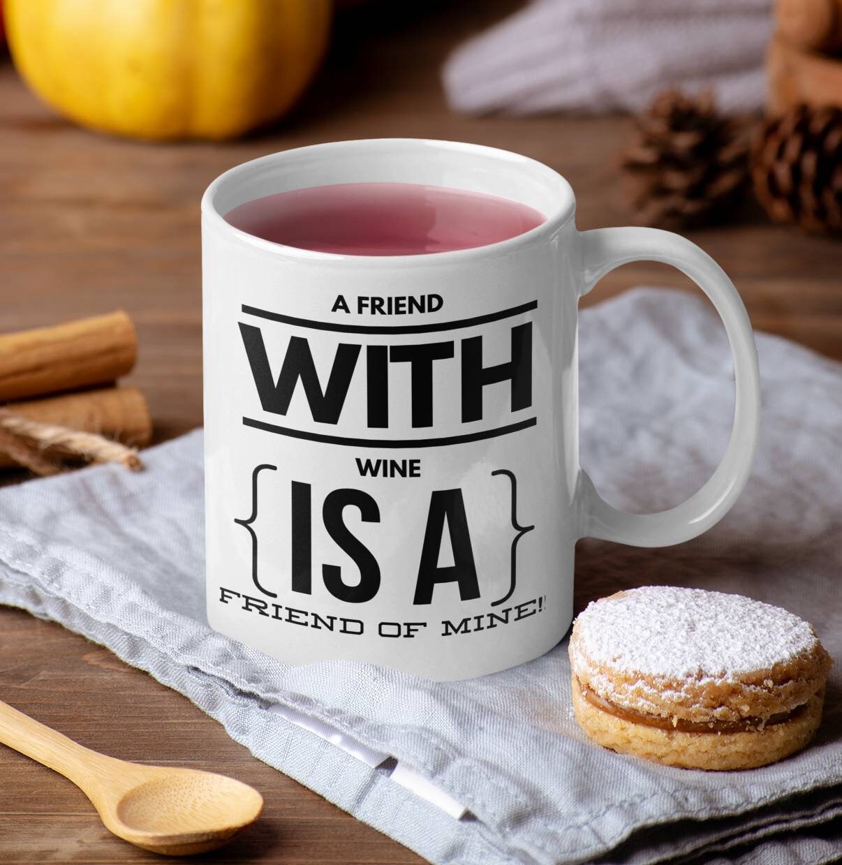 Wine Gift Mug 11oz Ceramic Coffee Mug Coffee Cup Coffee Etsy