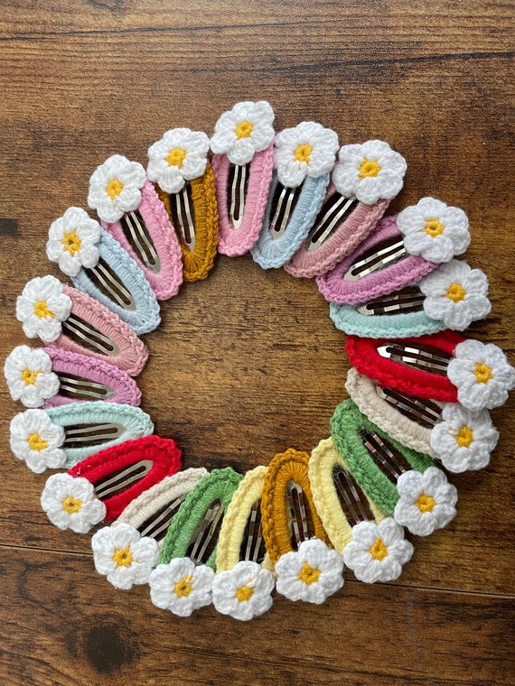 crochet hair clip pattern - Craft & Handmade Lover