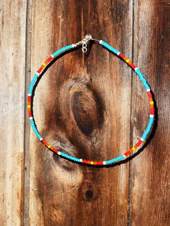 Alaskan Sunset Beaded Choker
