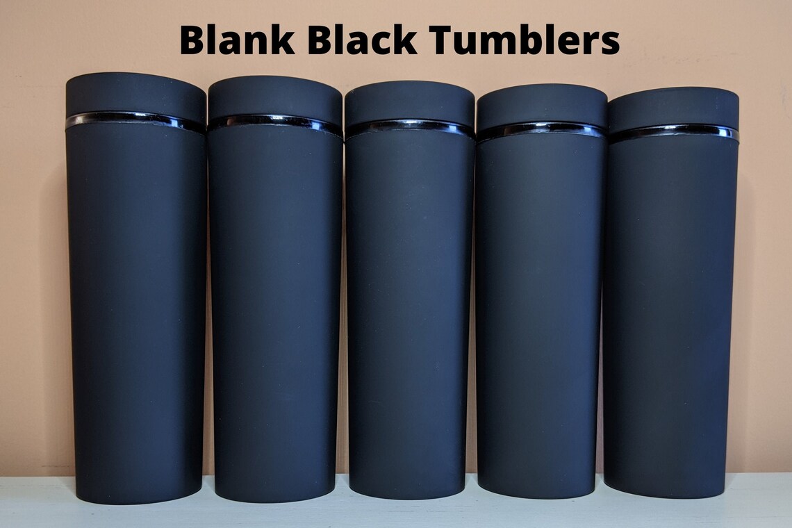Bulk Tumblers 5PK Matte Blank Tumbler Customizable Cup With Etsy