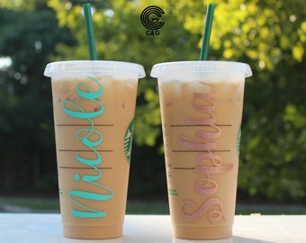 Personalized Starbucks Cup, Custom Starbucks Cold Tumbler Cup, Gift for Her, Girls Trip, Bachelorette Party, Best Friends Gift