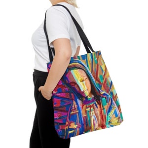 Tote Bag Virgen de Guadalupe, Bolso ArtWear, Cartera Virgen de Guadalupe, Art tote bag, Arte usable, tote original art,
