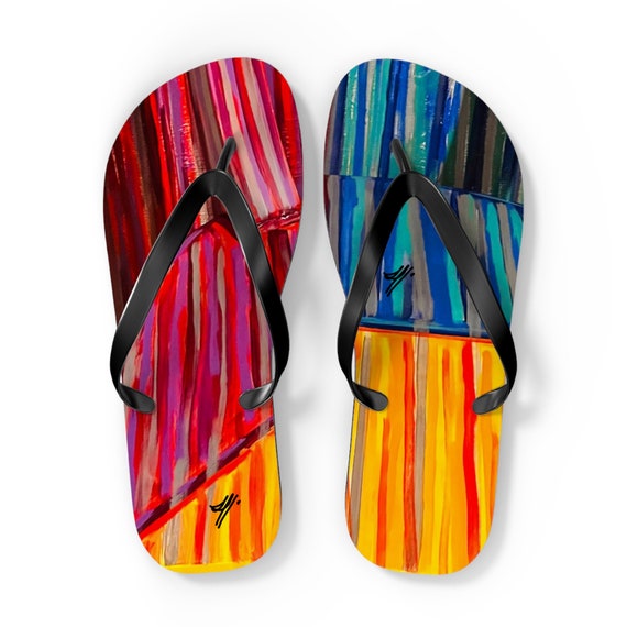 Flip Flops Comfortable and Artistic Sandals, Unisex Beach  display picture 2