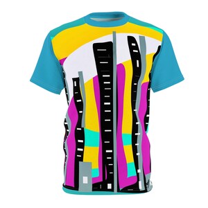 Unisex Miami Art TShirt, Artistic Miami Tee, Miami Design Shirt, Retro Miami Tee, Unisex Miami beach flannel, Miami beach Art Tee, Miami Art