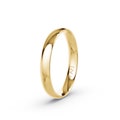 14K Gold 3mm Comfort Fit Wedding Band \/ Free Laser Engrave \/ Dome Wedding Ring \/ Classic Gold Wedding Band \/ Plain Wedding Band