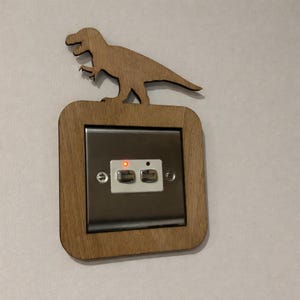 Decorazione per interruttore della luce a forma di dinosauro, decorazione per camera da letto, decorazione per cameretta dei bambini