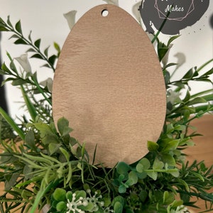 Osterdekoration, Sets von Osterei Rohlingen, Blanko Bastelpackung, Osterdekoration aus Holz, zum Selbermalen