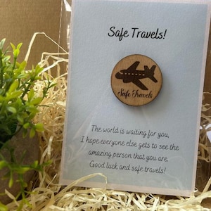 Travelling Pocket Hug Token Gift, Keepsake, Safe Travels,