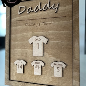 Dads Football Team, Birthday Gift for Dad, Football Dad Gifts, Gift For Grandad, Fathers Day Gift, Gift for him, Personalised Gift
